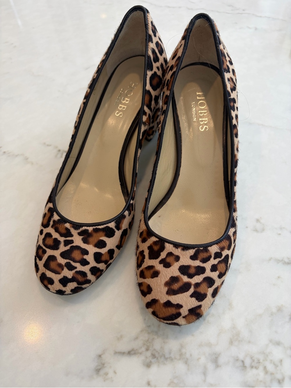 Hobbs Leopard Print Women’s Pumps - Brown/Black